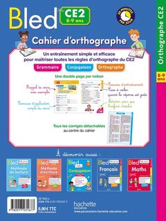 Bled Cahier d'orthographe CE2