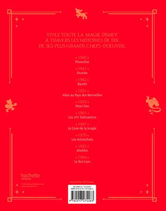 DISNEY - Le Grimoire des Héros - 10 histoires de Pinocchio au Roi Lion