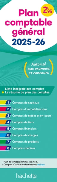 Plan comptable général 2025-2026