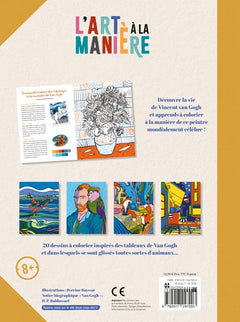 L'art à la manière - Coloriages Van Gogh