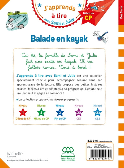 Sami et Julie CP Niveau 1 - Balade en kayak