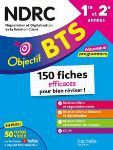 Objectif BTS NDRC - 150 fiches efficaces pour bien réviser