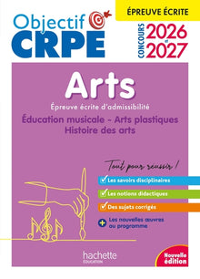 Objectif CRPE 2026-2027 - Arts
