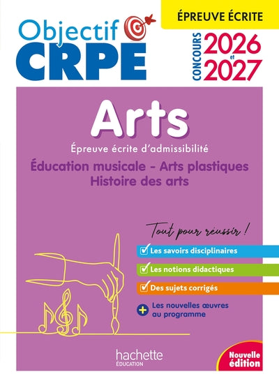 Objectif CRPE 2026-2027 - Arts