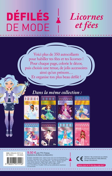 Licornes et fées - Bloc spirale