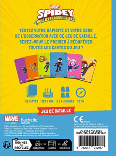 SPIDEY ET SES AMIS EXTRAORDINAIRES - Jeu de cartes - C'est qui le plus fort ? MARVEL
