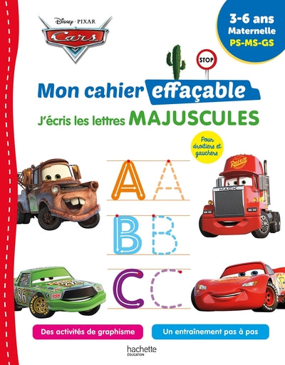 Mon cahier effaçable - J'écris les lettres majuscules