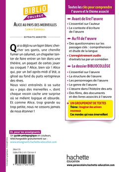 Bibliocollège - Alice au pays des merveilles, Carroll