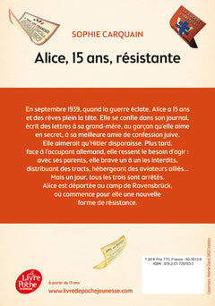 Alice, 15 ans, résistante