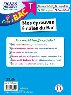 Objectif Bac Fiches Tout-en-un Tle Spé SES + HGGSP + Philo + Grand Oral