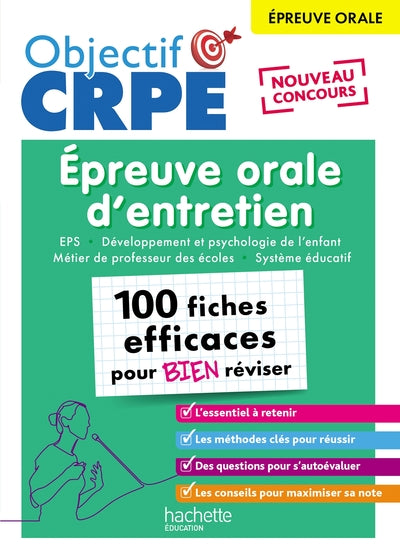 Objectif CRPE 2025 - Épreuve orale d'entretien