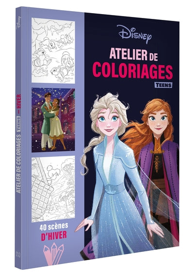 Disney Teens - Atelier de coloriages - Scènes d'hiver