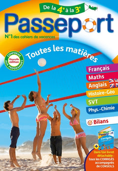 Passeport - Toutes les matières - De la 4e à la 3e - Cahier de vacances 2026