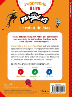 Miraculous - Première lecture CP Niveau 1 Le robot de Max