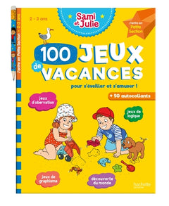 100 jeux de vacances - Sami et Julie - J'entre en Petite Section - Cahier de vacances 2025
