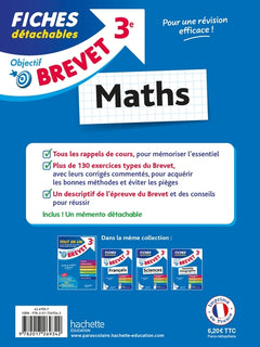 Objectif Brevet - Fiches Maths 3e