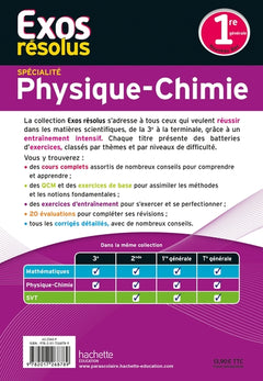 Exos résolus spécialité Physique-Chimie 1re