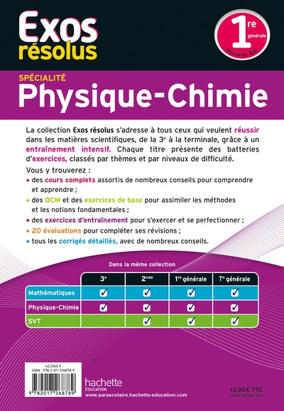 Exos résolus spécialité Physique-Chimie 1re