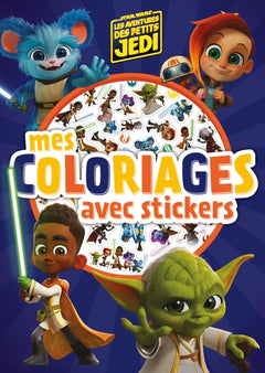 Mes Coloriages avec stickers - STAR WARS