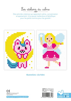Coloriages pixels kawaii