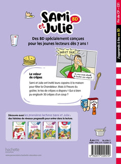 Sami et Julie BD Fin de CP-CE1 - Le voleur de crêpes