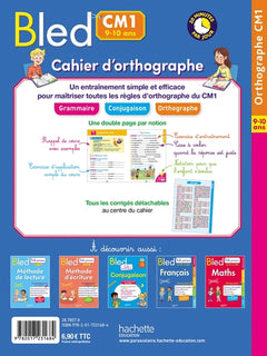 Bled Cahier d'orthographe CM1