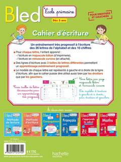 Bled Cahier d'écriture dès 5 ans