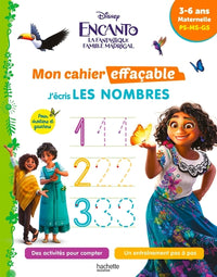 Disney - Encanto - Mon cahier effaçable - J'écris les nombres et je compte