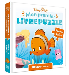 Mon Premier livre puzzle - 4 pièces - Nemo et la mer