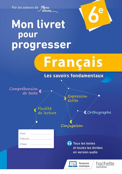 Mon livret pour progresser français 6e