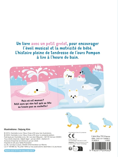 Mon livre bain - Avec maman - avec un grelot