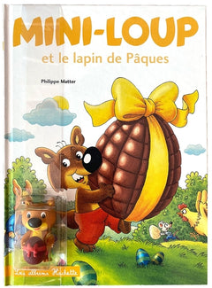 Mini-Loup et le lapin de pâques avec figurine
