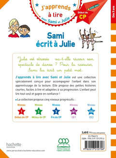 Sami et Julie CP Niveau 1 Sami écrit à Julie