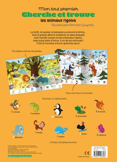 Mon tout premier cherche et trouve - Les animaux rigolos