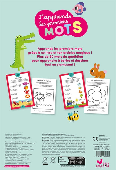 J'apprends les premiers mots - Ardoise magique