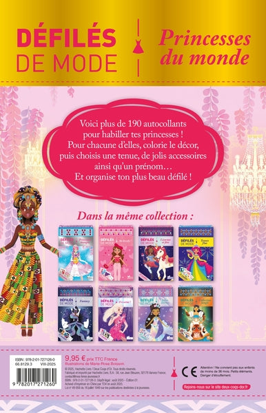 Princesses du monde - bloc à spirale