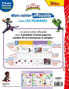 Mon cahier effaçable - J'écris les nombres