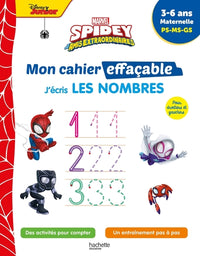 Mon cahier effaçable - J'écris les nombres
