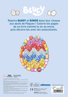 Bluey - Vive Pâques ! Coloriages et stickers