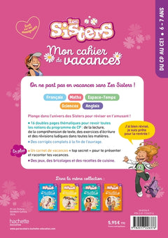 Les Sisters - Mon cahier de vacances 2025 - Du CP au CE1