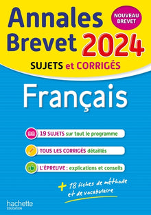 Annales Brevet 2024 - Français