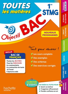 Objectif BAC 2024 - 1re STMG Toutes les matières