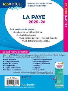 La paye 2025-2026