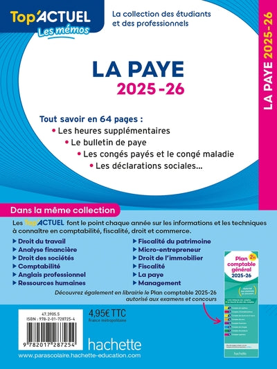 La paye 2025-2026