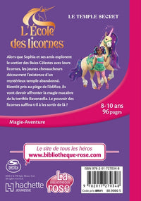L'école des Licornes 01 (La série TV) - Le temple secret