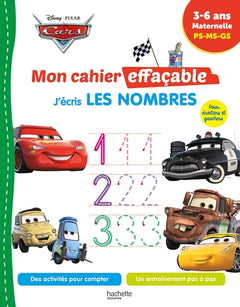 Mon cahier effaçable - J'écris les nombres et je compte