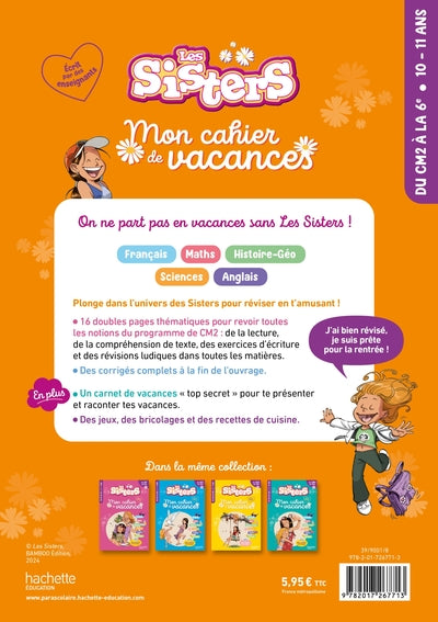 Mon cahier de vacances 2025