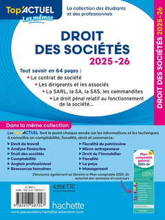 Top'Actuel Droit des sociétés 2025-2026