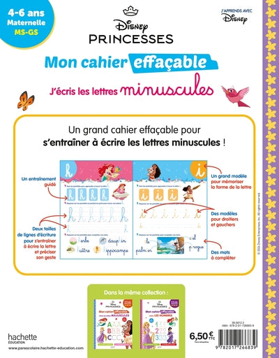 Mon cahier effaçable - J'écris les lettres minuscules
