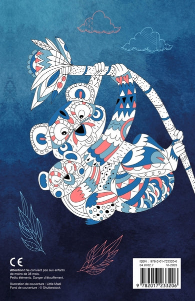 Agenda créatif 2023-2024 avec des autocollants et des coloriages